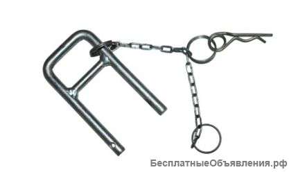 Зажим в комплекте с цепью и защепкой оцинкован