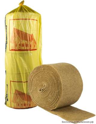 Джутовый утеплитель для строительства домов из дерева в Краснодаре