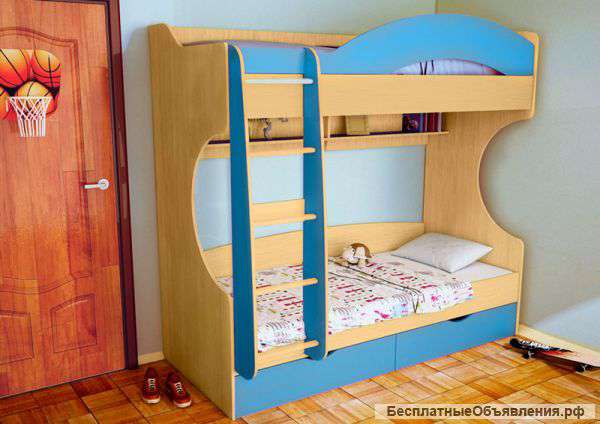 Детскую кровать Облачко 4М из лдсп
