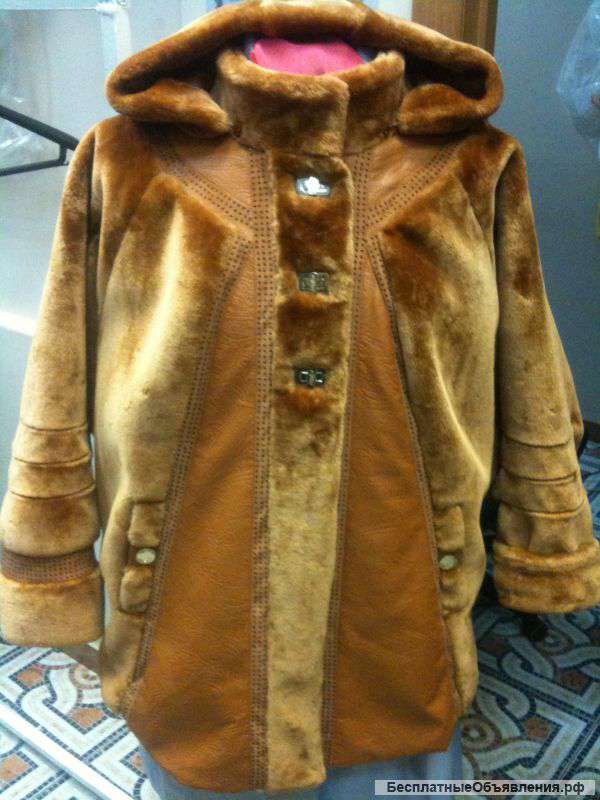 Полушубок из искуственного меха