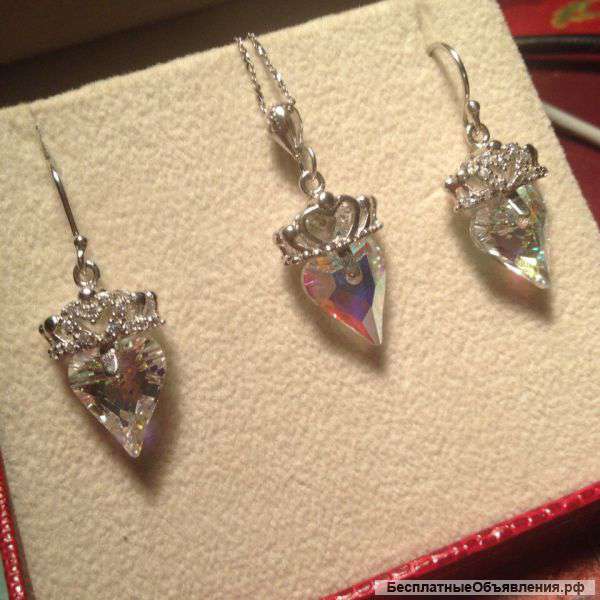 Комплект из серебра 925 пробы