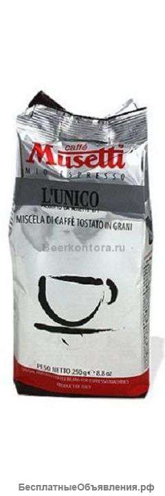 Кофе в зернах Musetti L`Unico