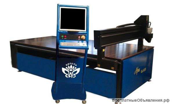 Станок с ЧПУ для контурной обработки стекла