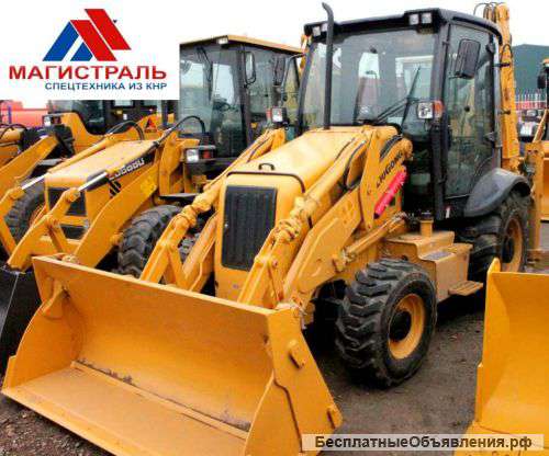 Погрузчик-экскаватор Lugong CLG777A