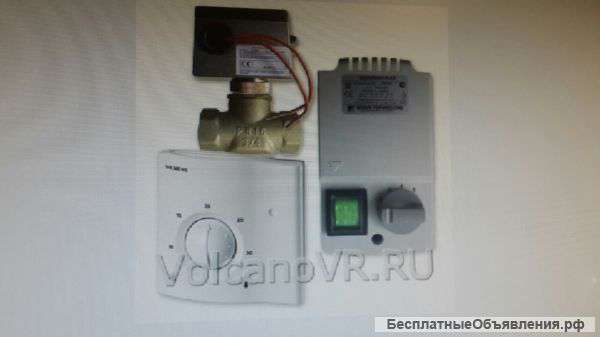 Автоматика: регулятор ARW3.0, клапан-сервопривод Honeywell- МТ4-230NC, термостат simens