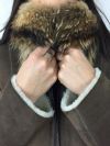 Женская зимняя дубленка из овчины