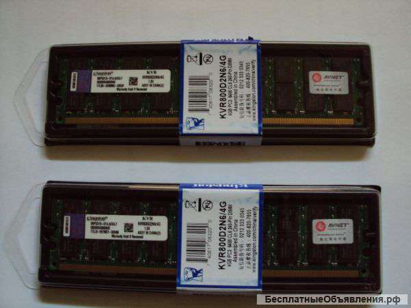 Модуль памяти DDR2 Kingston KVR800D2N6/4G