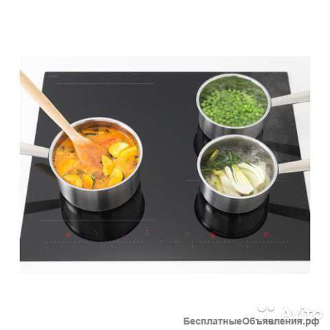 Индукционная варочная панель, черная