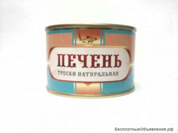 Печень трески ж/б