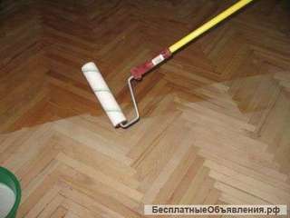 Лакировка и покрытие маслом паркета