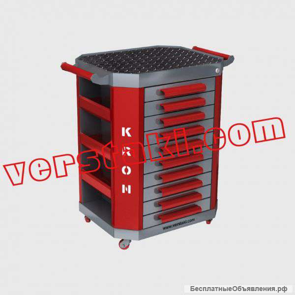Инструментальная тумба на колесах