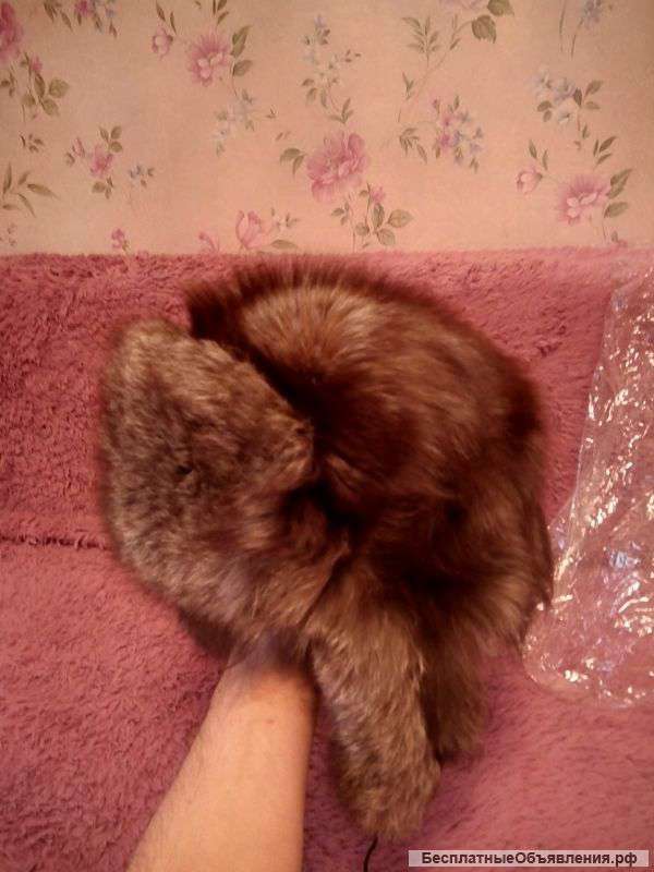 Шапка из чернобурки