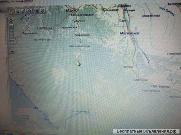 Зем. участок в п. Никель (р-н Хамышки-Гузерипль) на федеральной трассе, 10 соток