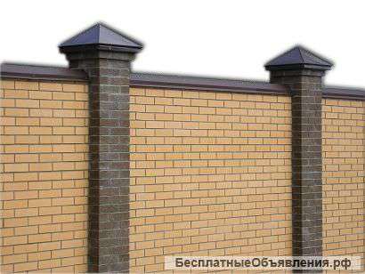 Изготовим колпаки и парапеты