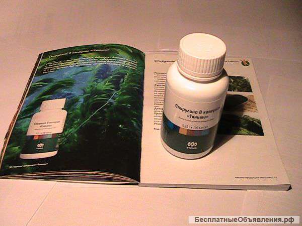 Для иммунитета и улучшения памяти капсулы со спирулиной