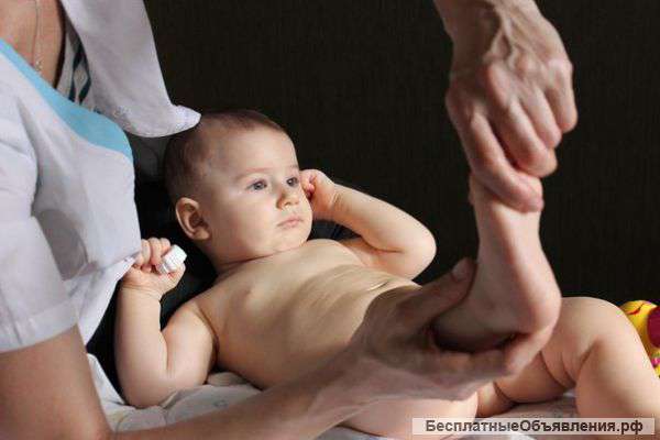 Детский массаж, кинезиотерапия с месячного возраста