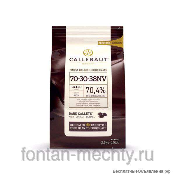 Тёмный шоколад для фонтанов Barry Callebaut