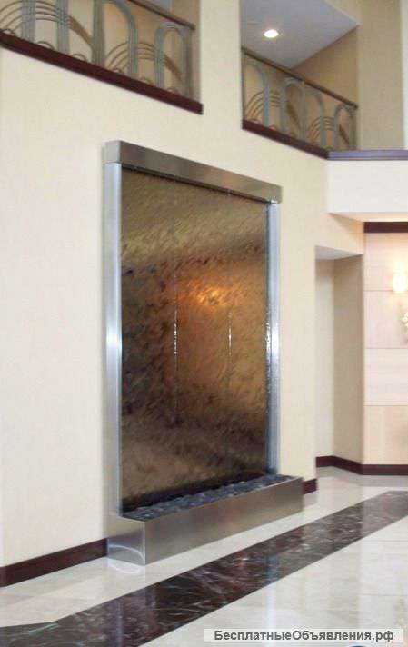 Водопад по зеркалу пристенный