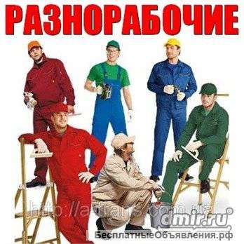 Бригада Разнорабочий строители пособников ищут подработку