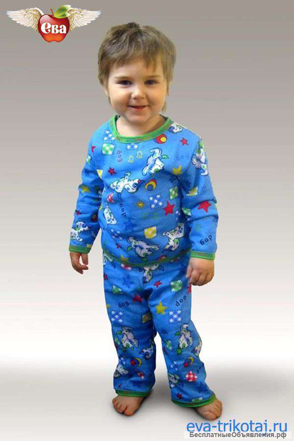Детские пижамы и сорочки от Ивановской компании Ева