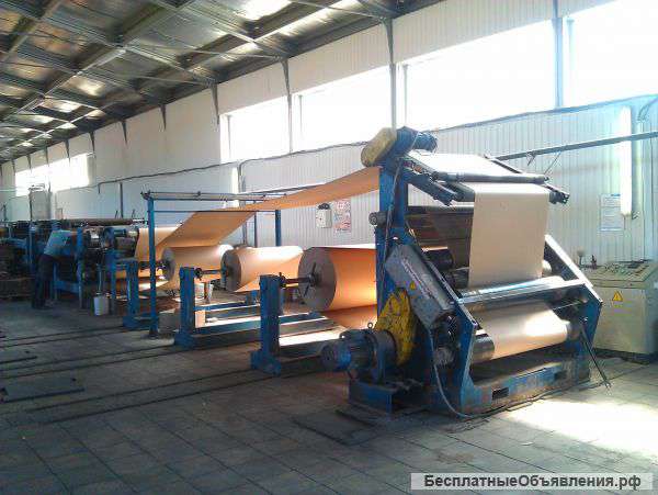 Линию для производства гофрокартона