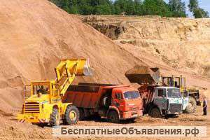 Песок строительный с доставкой по Воронежу и области