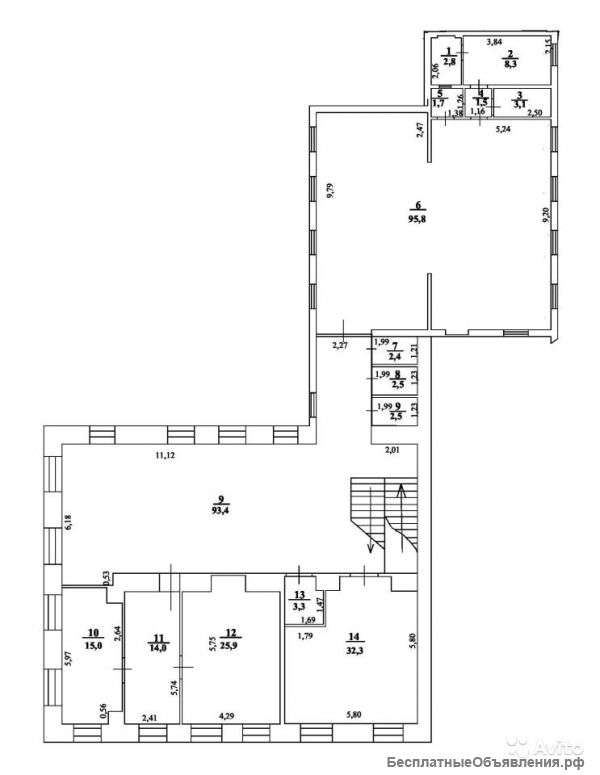 Сдам офисное помещение 500 м²