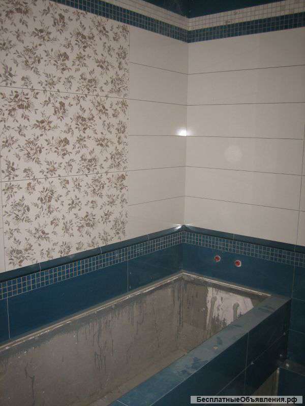 Облицовка мозайкой, кафелем качественно и быстро