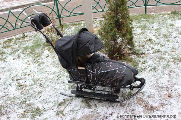 Санки на колесах Rasper Prampol Польша