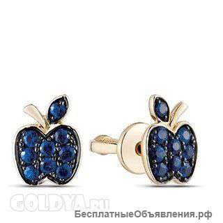 Серьги золотые