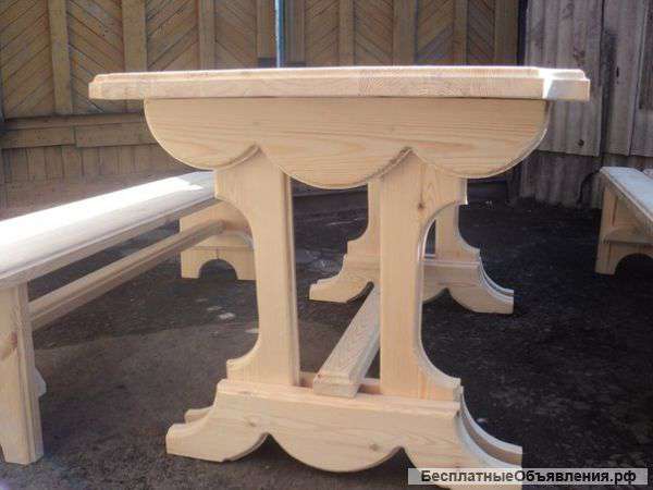 Столярные изделия, стол, лавка, двери