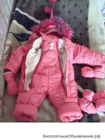 Комбинезон для девочки размер: 86-92 см (1-2 года)