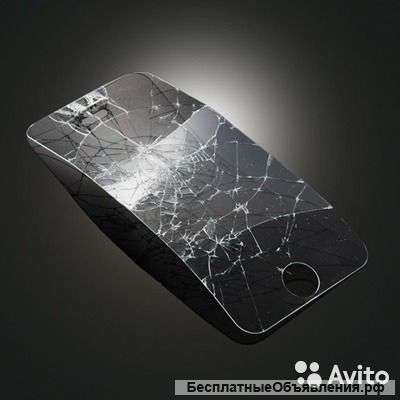 Стеклянная защитная пленка на iPhone 4/4s, 5/5S, 6