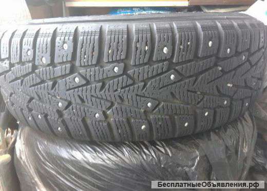 Диски, резина зима шипы Nokian Hakkapeliitta 7