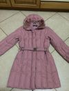 Зимнее женское пальто(саваж)розовое
