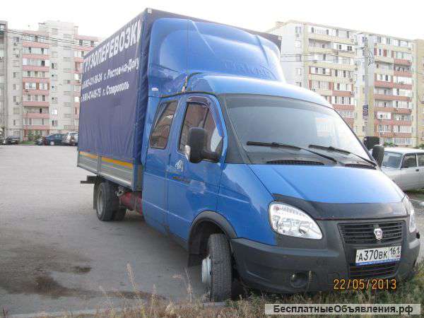 Грузоперевозки Газель 2,5т. 17,5 кубов