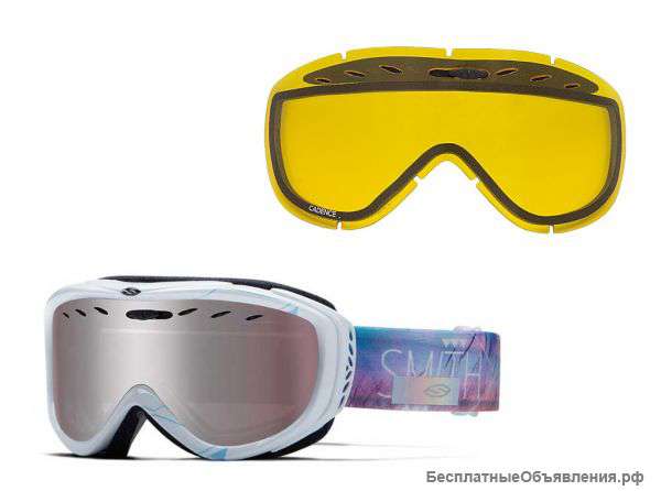 Маска горнолыжная Smith Cadence (Day Dreamer) + Yellow