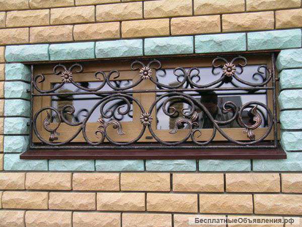 Оконные решётки, козырьки