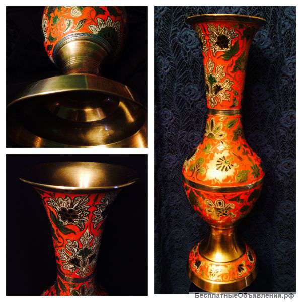 Латунная ваза