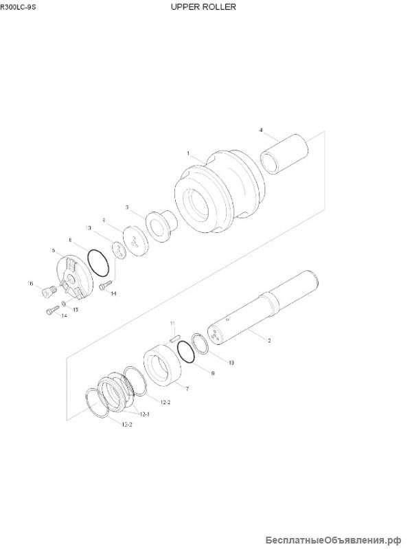 81E5-20031GG Upper Roller