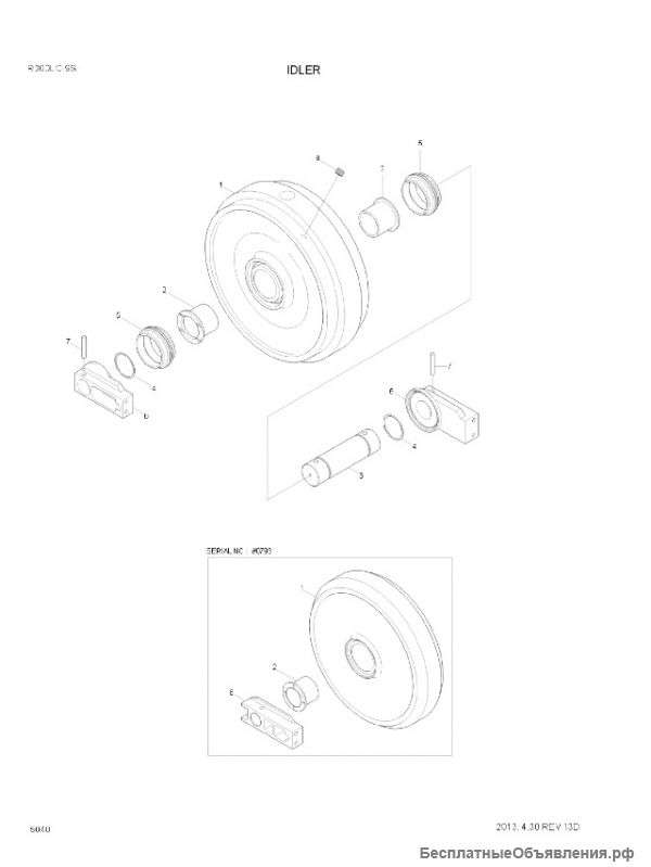 81N8-13011GG Idler Assy