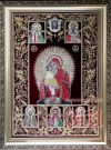 Домашний иконостас с образом Пресвятой Богородицы "Почаевская" и Святыми