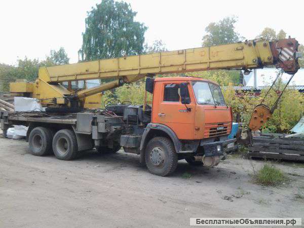 МАЗ 2014г.в, 25 тонн, стрела 28 м КАМАЗ 2007 г.в, 25 тонн, стрела 21 м