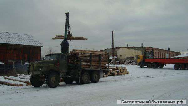 Урал 5557 лесовоз