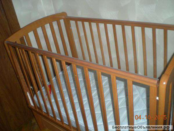 Детская кроватка Чу-ча Гандылян + матрас