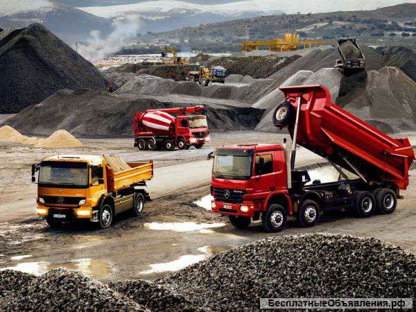 Перевозка инертных материалов