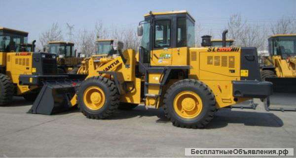 Фронтальный погрузчик Shantui sl30w ковш 1.6 м3, г/п - 3 тонны.
