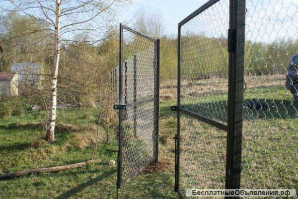 Заборы из профнастила и др. материалов