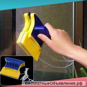 Магнитная щетка для мытья окон Glass Wiper