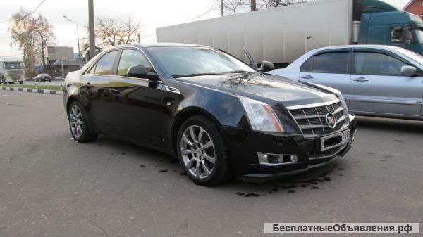 Кадиллак CTS, черный, 2009г